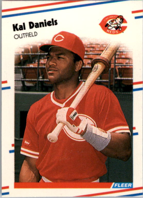 1988 Fleer Mini Baseball Cards 072      Kal Daniels